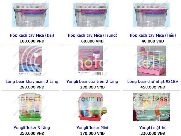Tân Phú Shop hamster thức ăn vật dụn