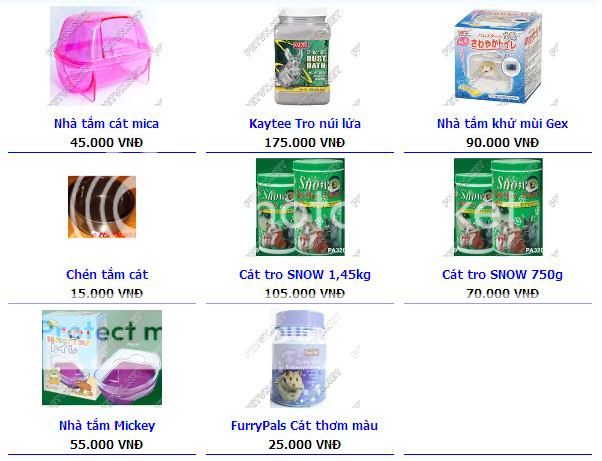Tân Phú Shop hamster thức ăn vật dụn