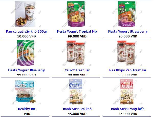 Tân Phú Shop hamster thức ăn vật dụn