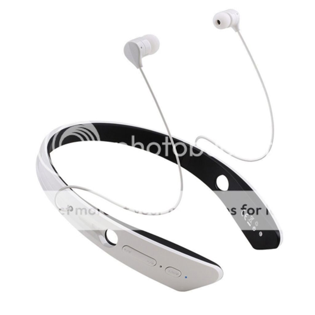 Wireless Bluetooth Earphone Stereo NFC Ring Collar Headset For Samsung