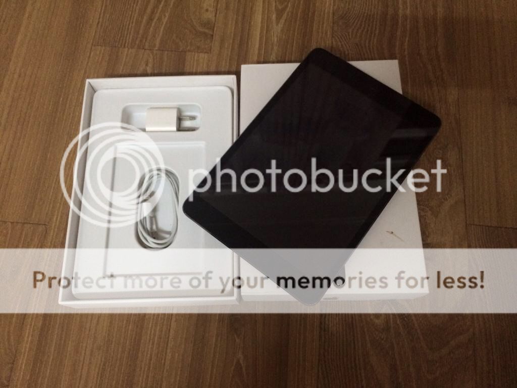 Ipad mini 1 4G 16g Fullbox (hàng Mỹ) không một vết trầy (Hình Thật)